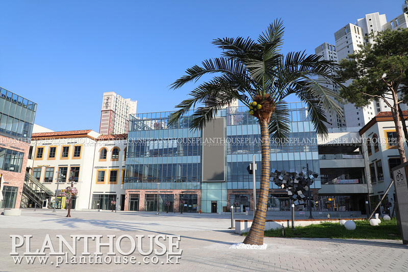 쇼핑몰 인조야자수