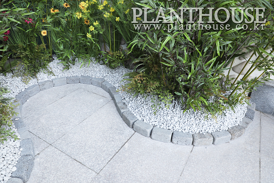 인조대나무 연출