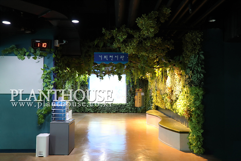 Aquarium vertical decoration