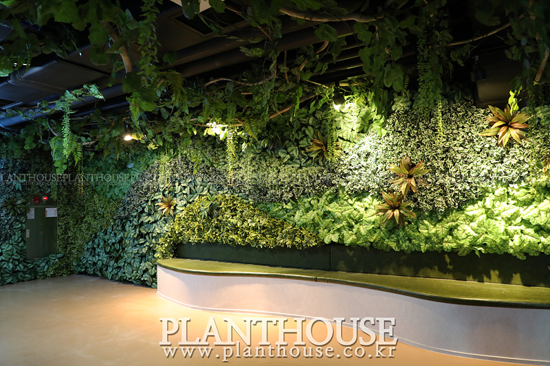 아쿠아리움 벽면 플랜테리어